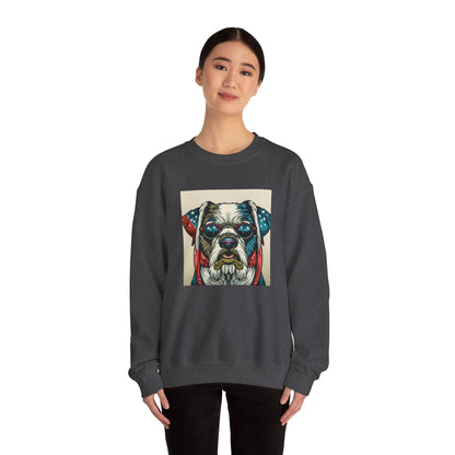 Patriot Dog Portrait Sweatshirt | Eco - Limited