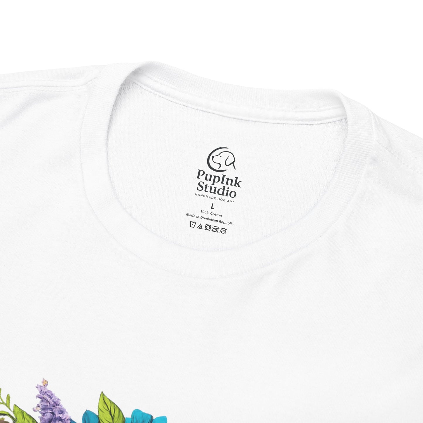 Flower Power Vintage Dog T Shirt | Eco - Limited