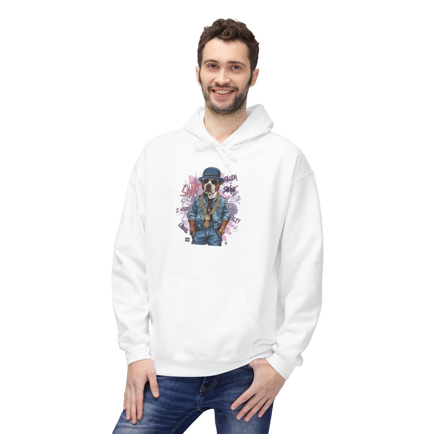 Street Swag Pup Graphic Hoodie | Eco-Limited