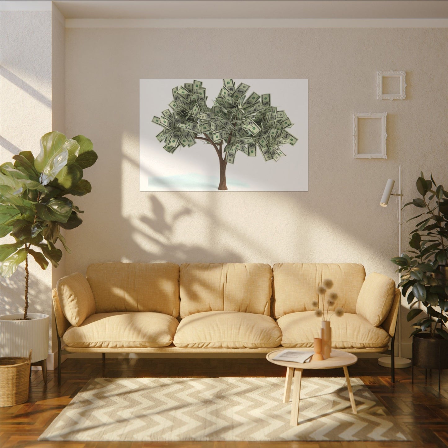 Money Tree Canvas Wall Art Canvas