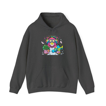 Neon Groove DJ Monkey Hoodie | Eco-Limited