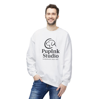 Handmade Dog Art Log Sweatshirt | Eco-Limited