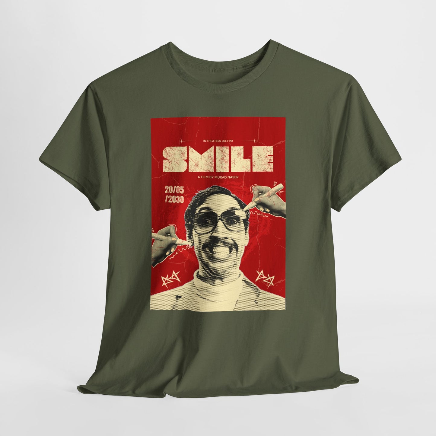 Sick Red Poster Graphic T-Shirt | Eco-Limited