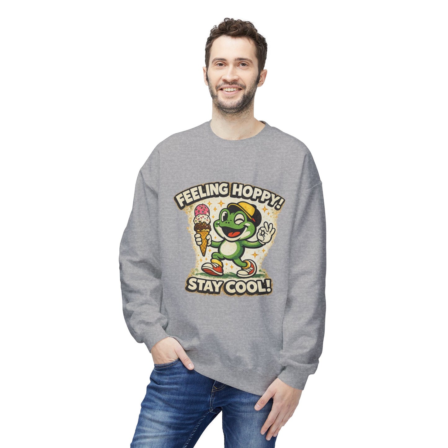 Feeling Hoppy Bootleg Graphic Sweater | Eco Limited