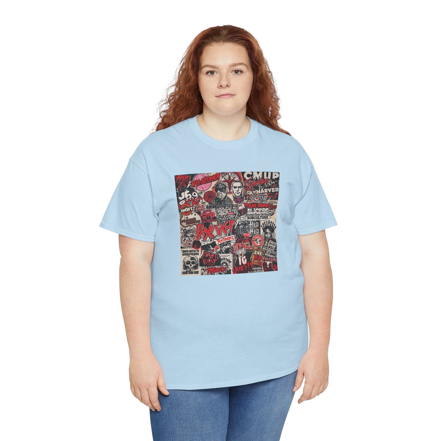 Vintage Punk Collage Graphic T-Shirt | Eco-Limited