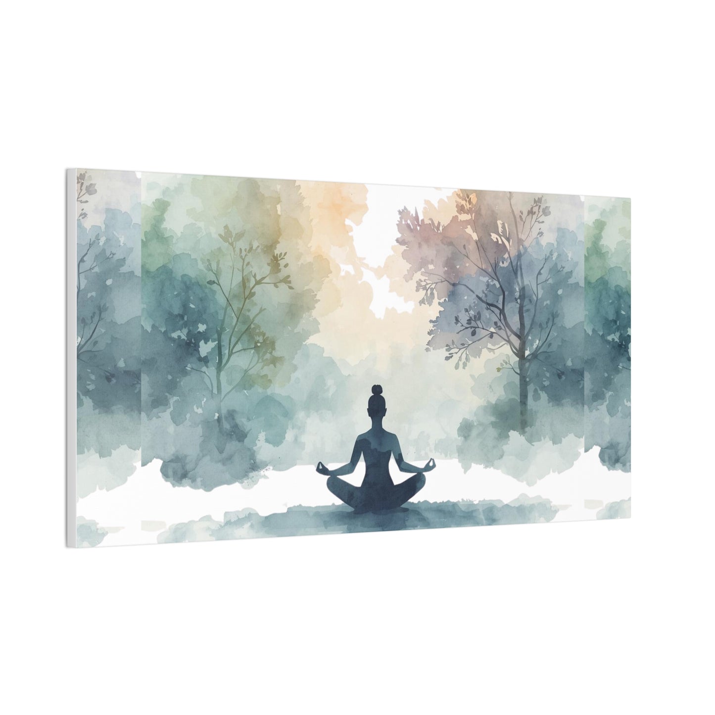 Peace Within Meditation Canvas Wall Art | Eco-Limited