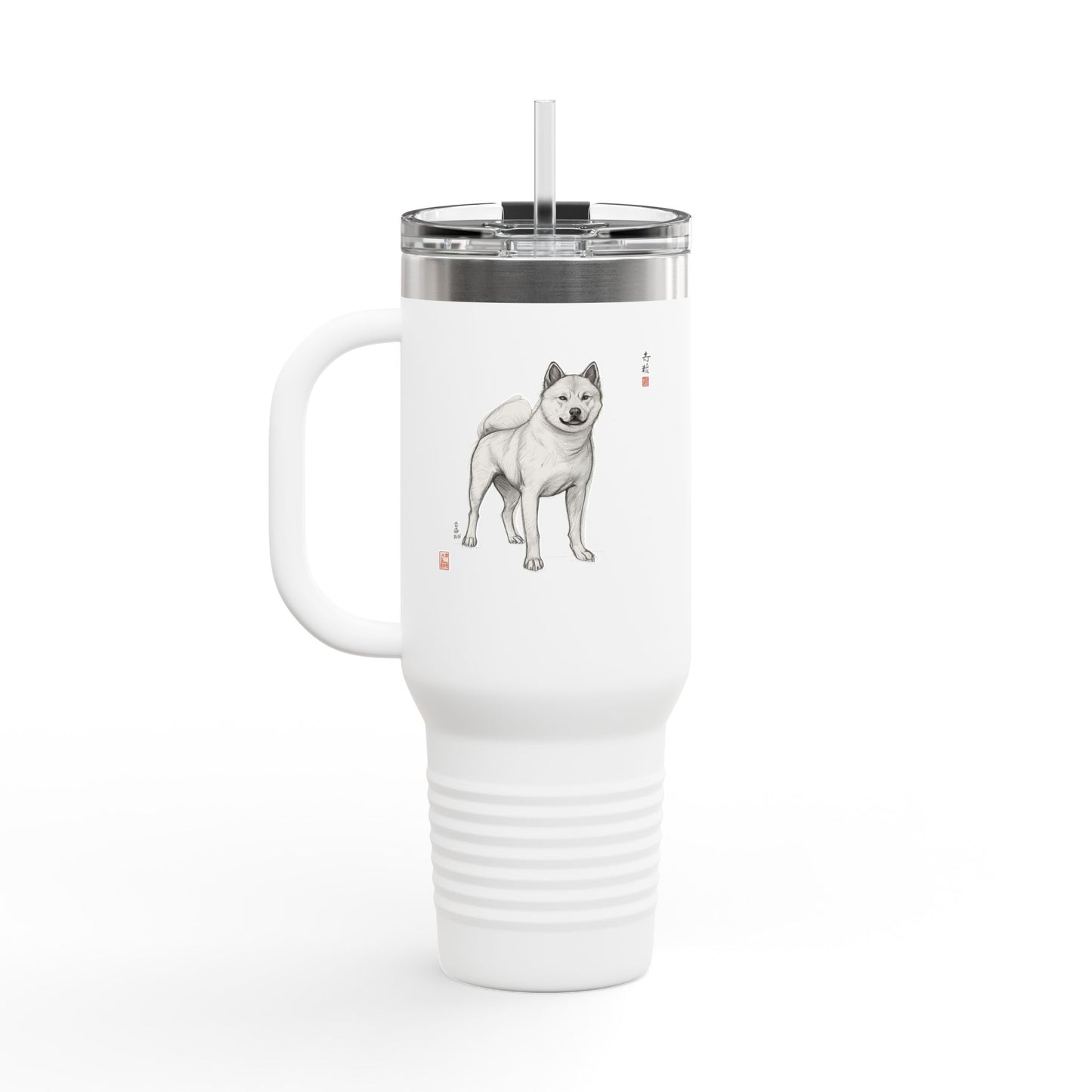 Korean Jindo Ink Illustration Insulated 100% Stainless Bottle | Eco-Limited