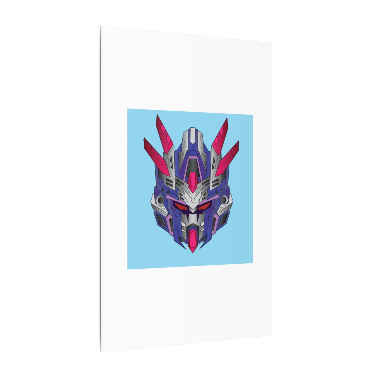 Mecha Warrior Helmet Organic Canvas
