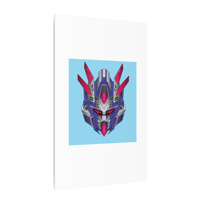 Mecha Warrior Helmet Organic Canvas