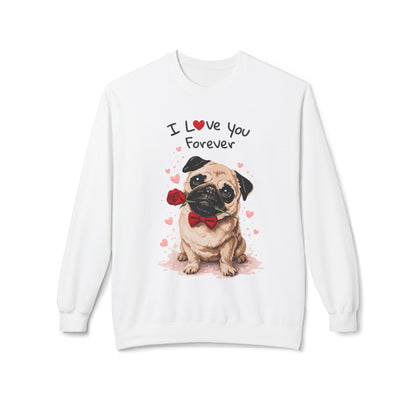 Pug Love Forever Sweater | Eco-Limited