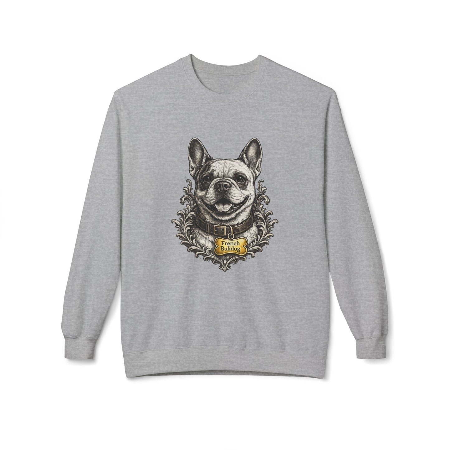 French Bulldog Ink Drawing Sweatshirt | Eco-Limited