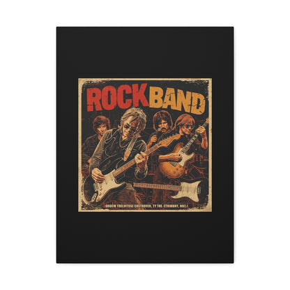 Rock Band Vintage Canvas Wall Art | Eco - Limited