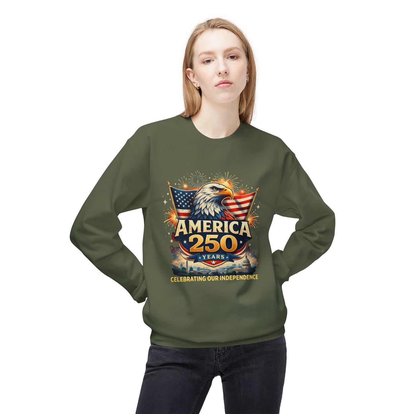 America 250 Years Independence Day Sweater | Eco - Limited