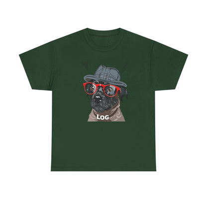 Hipster Dog Glasses T-Shirt | Eco-Limited