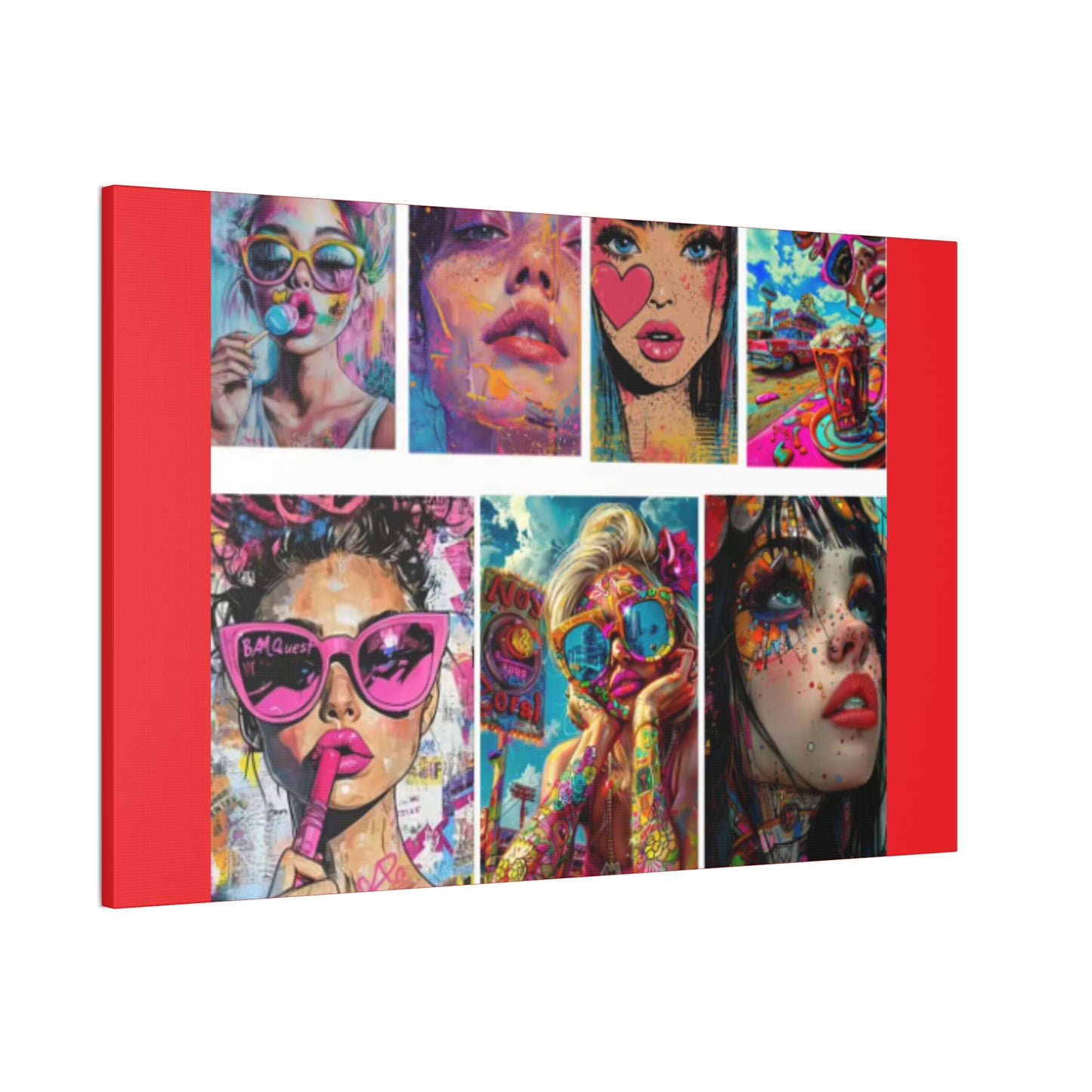 Pop Art Muse Canvas | Statement Wall Art