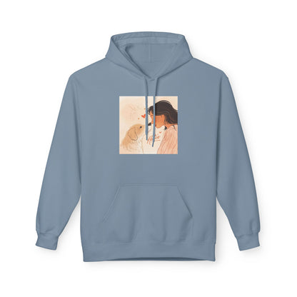 Dog Mom Love Moment Graphic Hoodie Gift | Eco-Friendly - Limited
