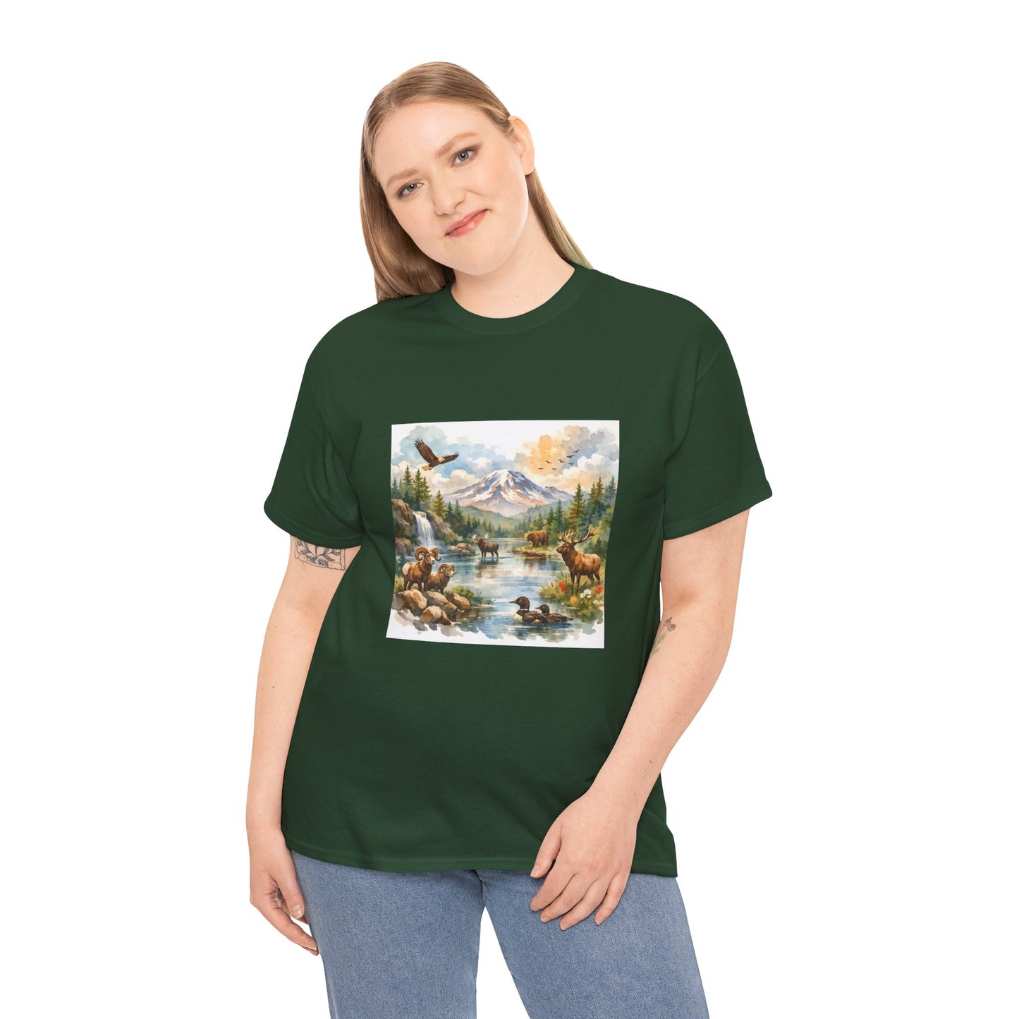 Wild American Landscape Graphic T-Shirt | Eco - Limited