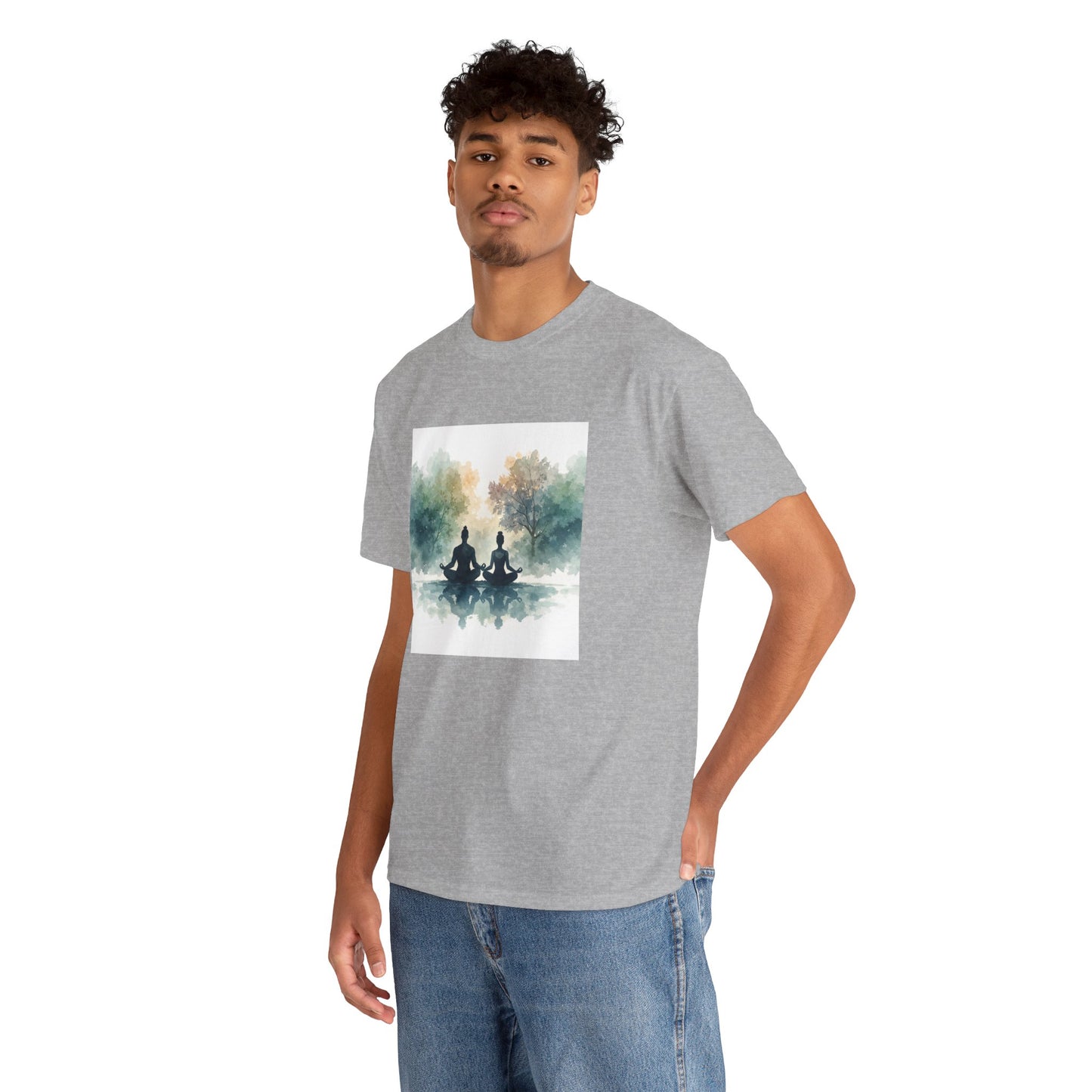 Calm Reflection Meditation T-Shirt | Eco-Limited
