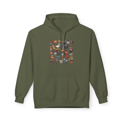 Assorted Cake & Pastry Graphic Hoodie|Eco-Friendly - Limited