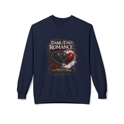 Dark Emo Romance Heart Sweatshirt | Eco-Limited