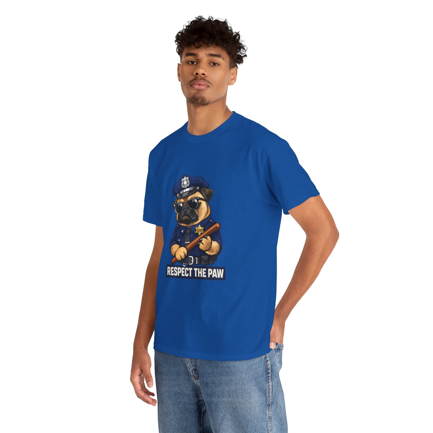 Respect The Paw K9 Officer Dog T-Shirt | Eco-Limited