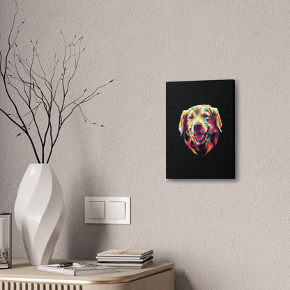 Color Burst Golden Smile Canvas | Eco-Limited