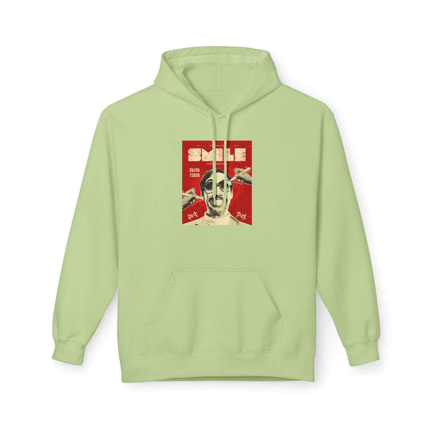 Bold Red Poster Graphic Hoodie | Street Art Edition