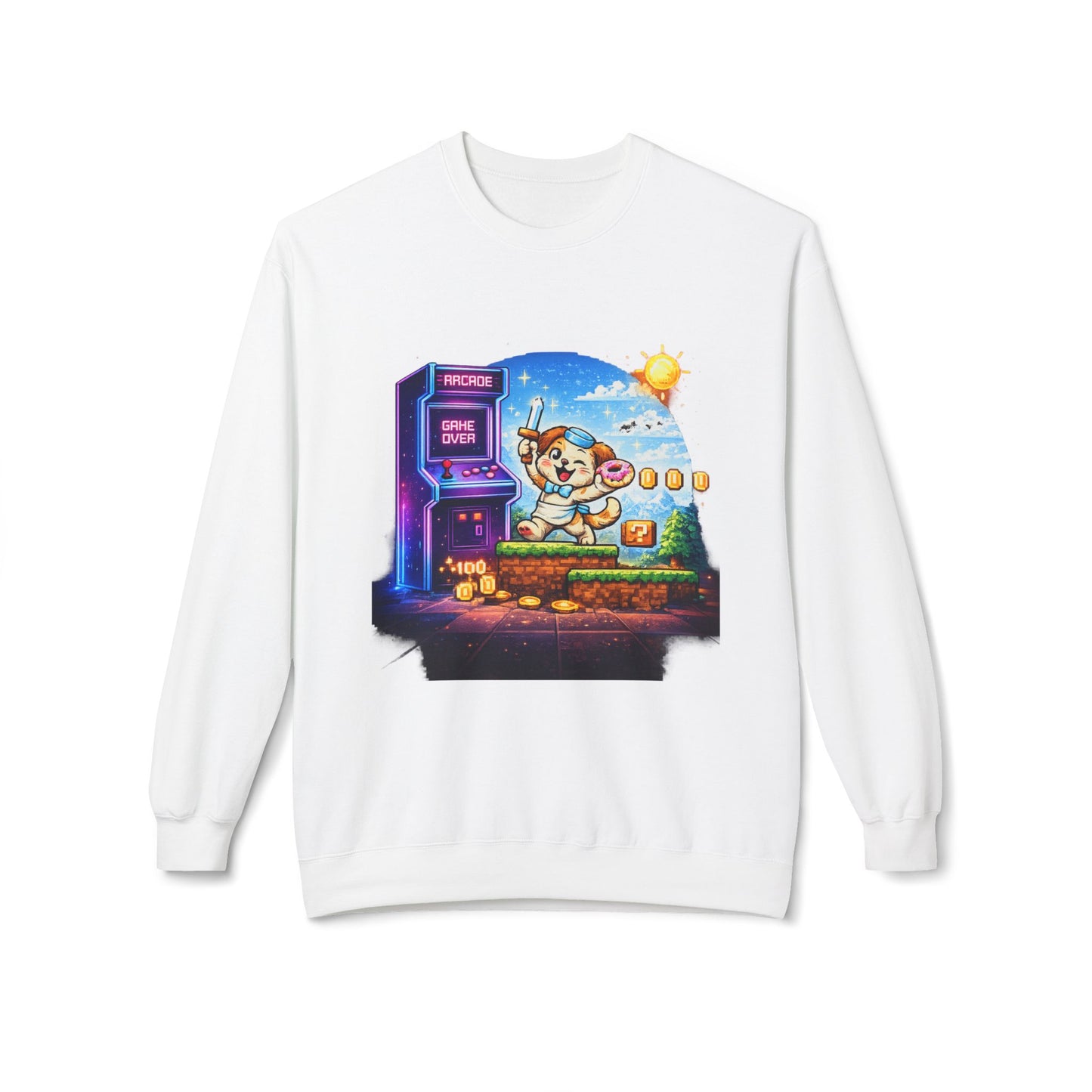Pixel Arcade Bootleg Graphic Sweater | Eco - Limited