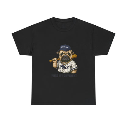 Pugs Hit Different T-Shirt | Eco-Limited