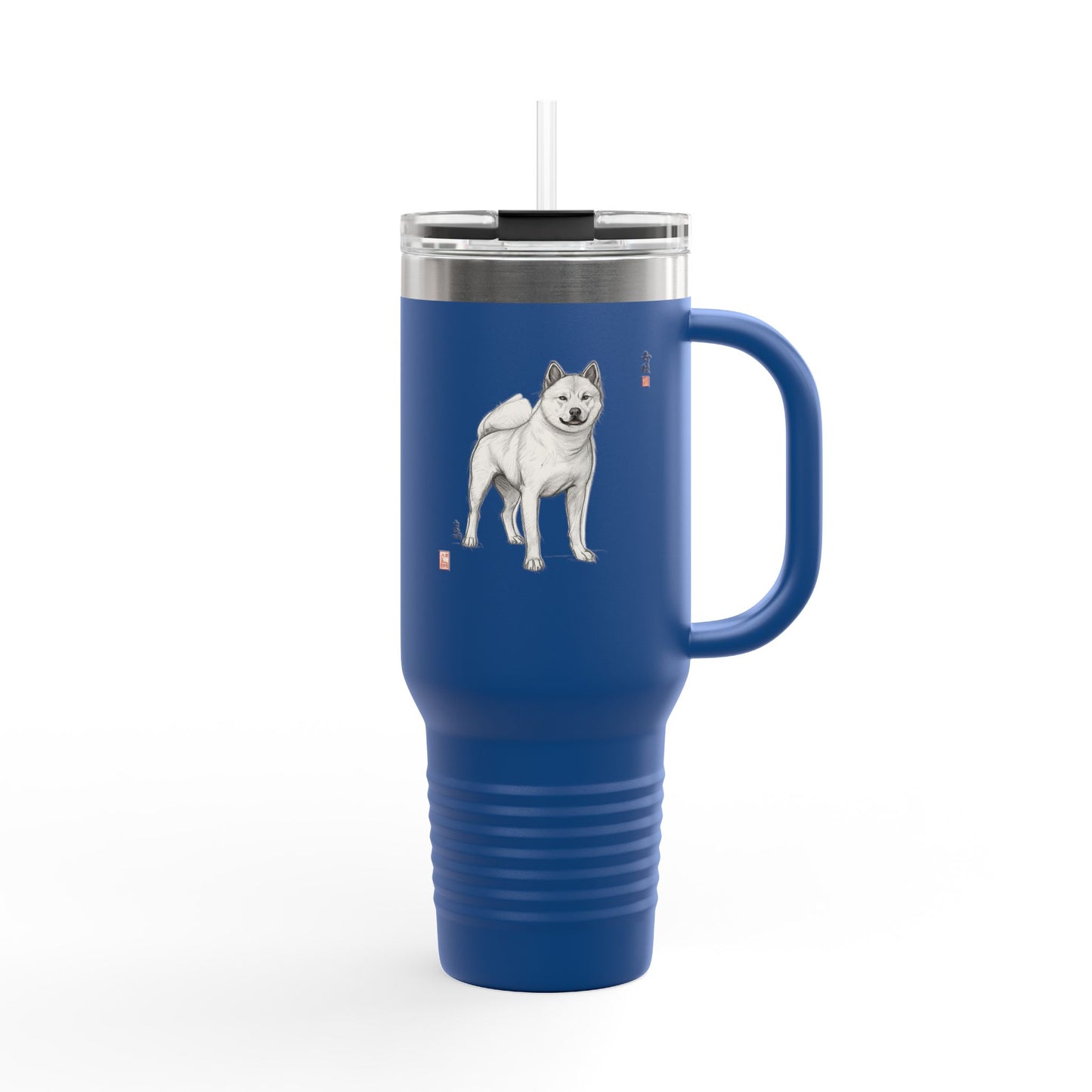 Korean Jindo Ink Illustration Insulated 100% Stainless Bottle | Eco-Limited