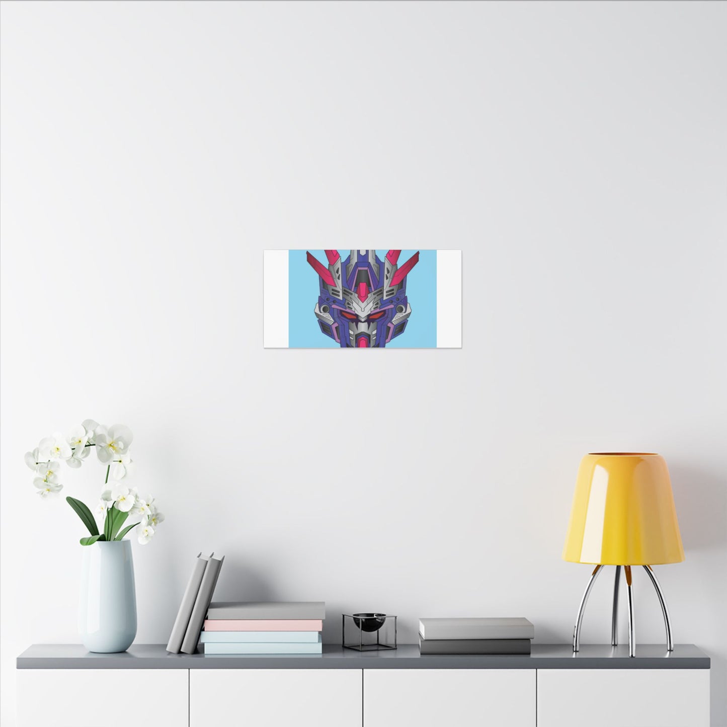 Mecha Warrior Helmet Organic Canvas