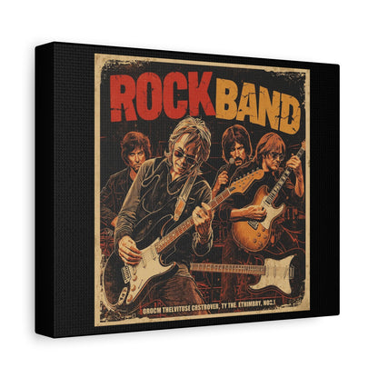 Rock Band Vintage Canvas Wall Art | Eco - Limited