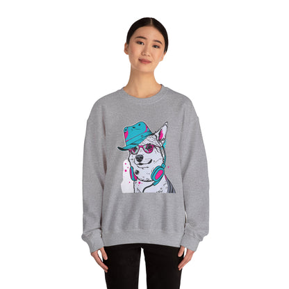 Urban DJ Dog Art Sweater | Eco-Limited