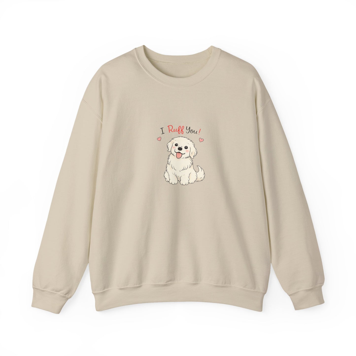 Ruff Love Puppy Graphic Sweatshirt | Eco-Limited