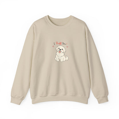 Ruff Love Puppy Graphic Sweatshirt | Eco-Limited