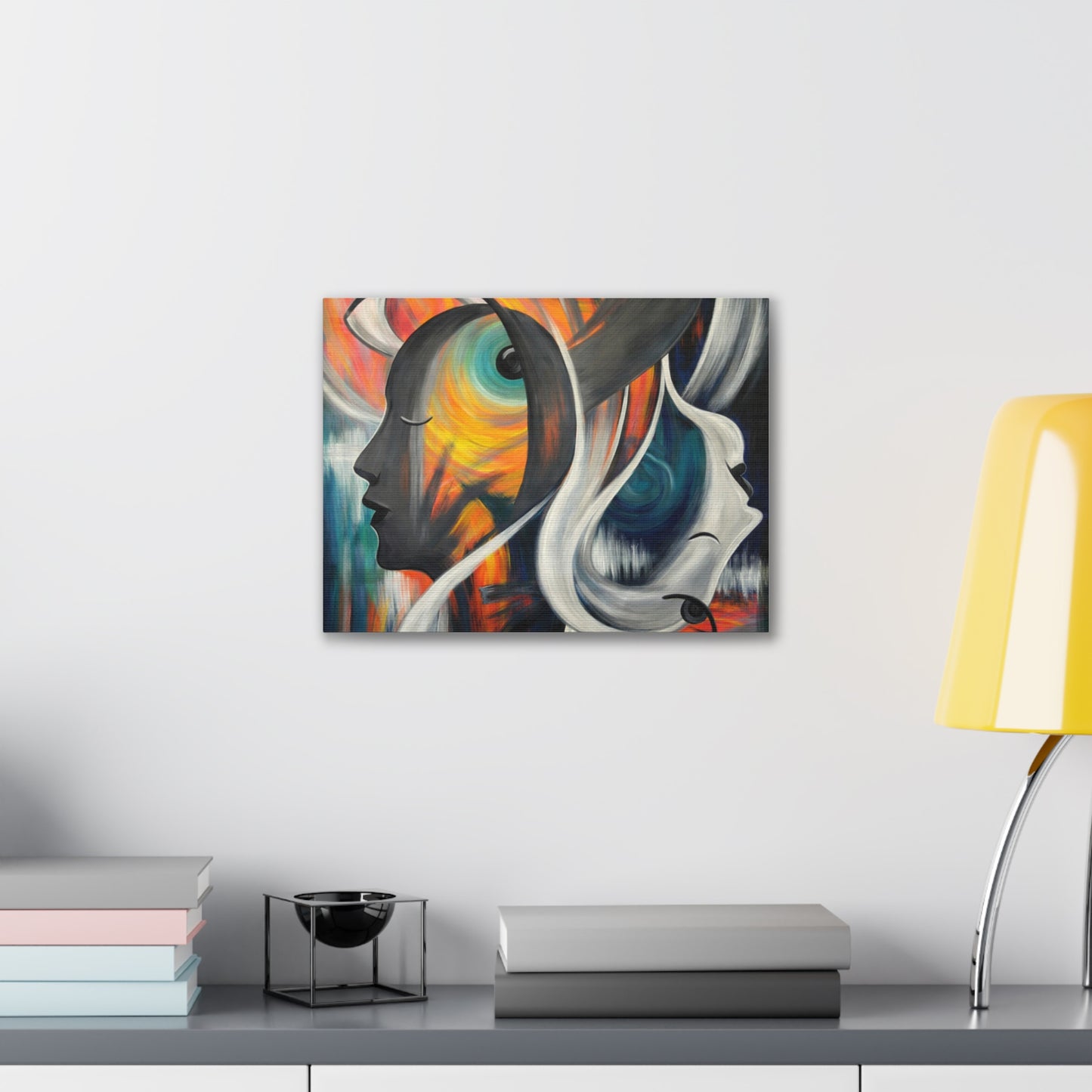 Abstract Expression Portrait Canvas | Eco-Limited