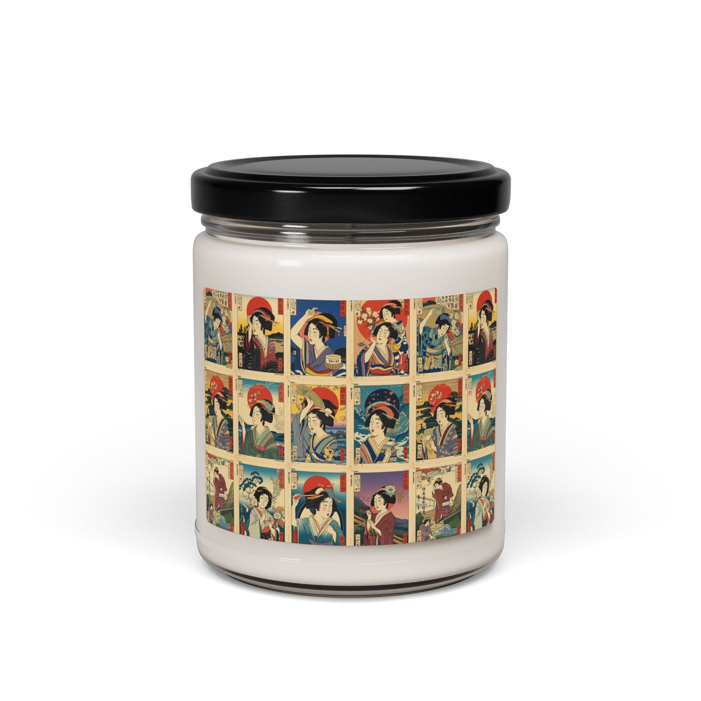 Vintage Pin-Up Collage Soy Candle (9 oz)|Eco-Friendly - Limited -organic