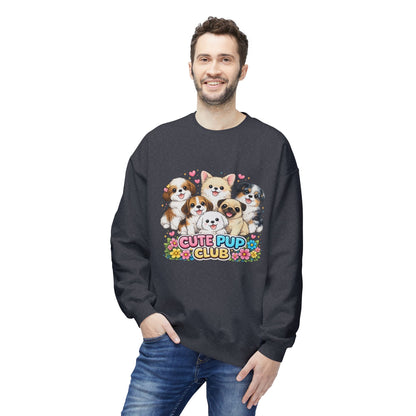 Cute Pup Club Graphic Sweater | Eco - Limited