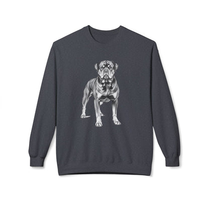 Rottweiler Sketch Minimal Art Sweatshirt | Eco-Limited