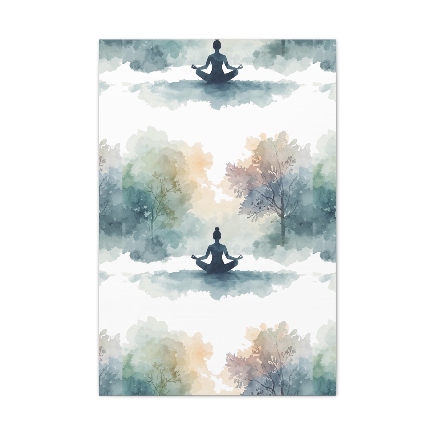 Peace Within Meditation Canvas Wall Art | Eco-Limited