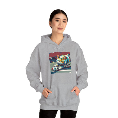 Color Pop Cat Art Hoodie | Eco-Limited