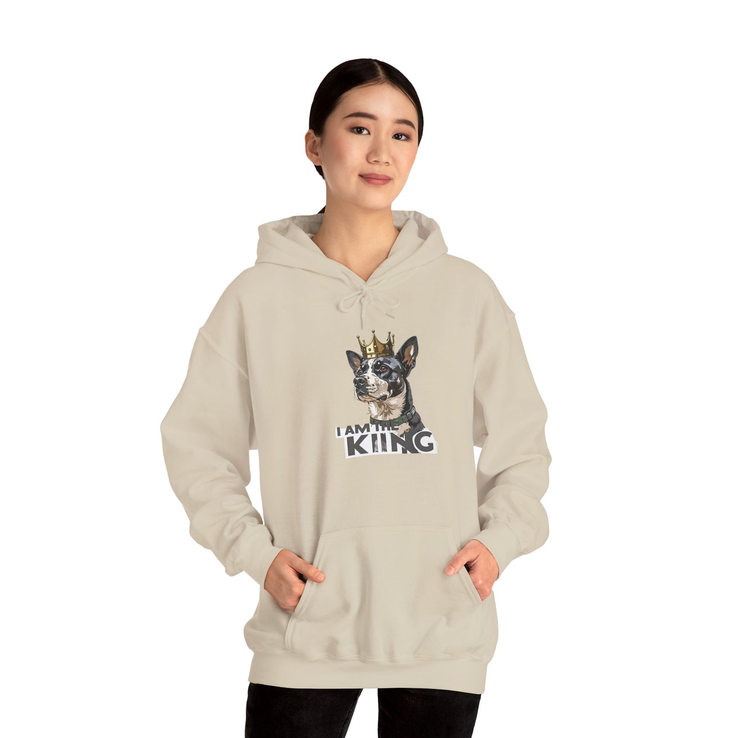 I Am King Dog Hoodie | Eco-Limited