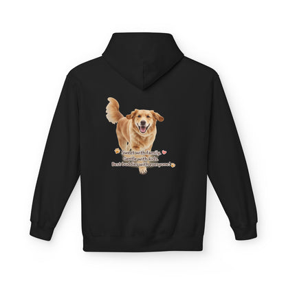 Golden Buddy Character Hoodie | Eco-Limited