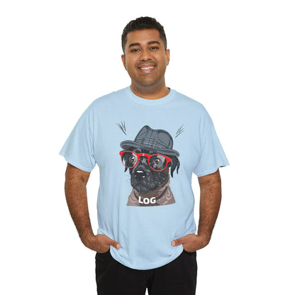 Hipster Dog Glasses T-Shirt | Eco-Limited