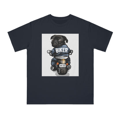 Organic Biker Pug T-Shirt | Organic-Limited
