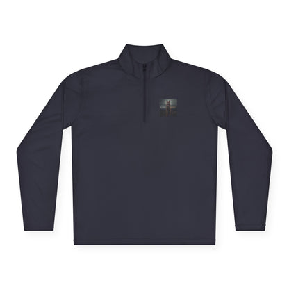 German Shepherd Born To Protect Quarter Zip Pullover | Eco-Limited