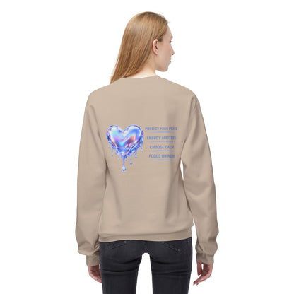 Protect Your Peace Heart Sweatshirt | Eco-Limited