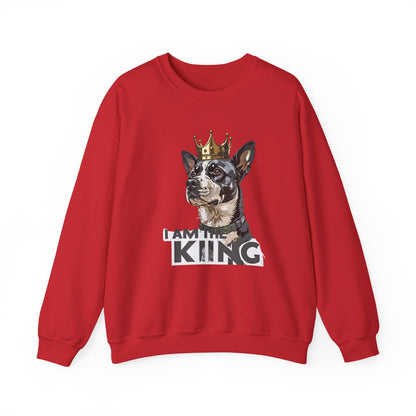 King Dog Crown Art Sweatshirt | Eco-Limited