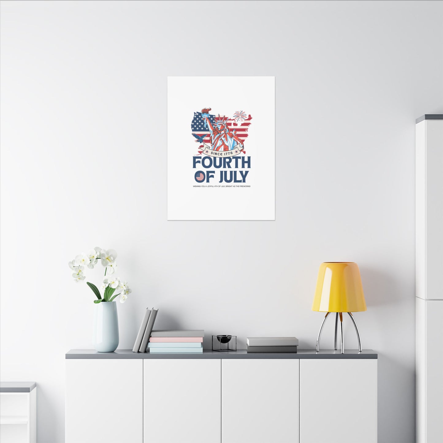 Fourth of July Canvas Wall Art