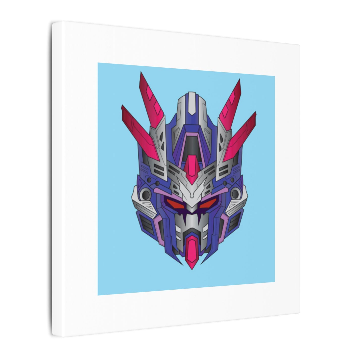 Mecha Warrior Helmet Organic Canvas